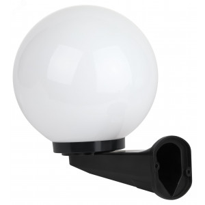 НБУ 01-60-251 Светильник садово-парковый шар опал с настенным крепежом D250mm Е27 (1/30) Б0048075