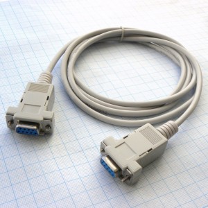 Шнур DB9F - DB9F  нуль-модемный, Шнур 9F/9F         нуль-модемный (9pin гнездо - 9pin гнездо)