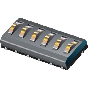 70ADJ-6-ML1G, Контакты для батарей 6 Position Male SMD