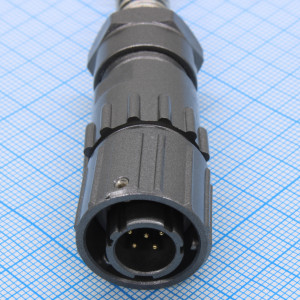 FQ14-6TJ-8, Кабельная вилка, 6 контактов