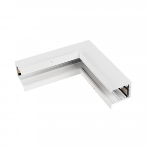Коннектор угловой MAG-CON-4560-F-L90-INT (WH, внутренний) 026918, Угловой внутренний коннектор для встраиваемого трека MAG-TRACK-4560-F. Материал алюминий, цвет белый. Размеры 216,5x216,5x75x60мм. DC24V. Аксессуары для соединения с треком приобретаются отдельно.
