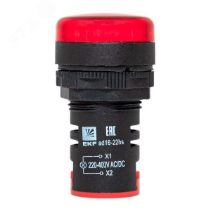 Матрица светодиодная AD16-22HS красный 220-400 В AC/DC EKF