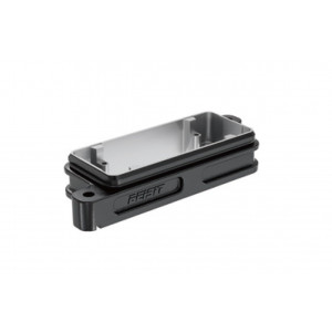 Открытое основание разъема HPR16B-OM-2B, Основание разъема на панель, открытое, типоразмер 16B, с уплотнителем, винтовая фиксация разъемного соединения, без защитной крышки, материал корпуса: алюминиевый сплав