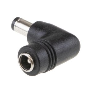 DC PLUG-P1J-P1JR, Соединители питания для постоянного тока Change 2.1x5.5x11 to 2.1x5.5x11 RA Plug