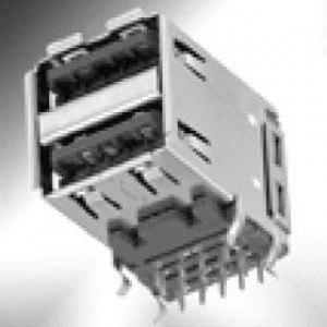 KUSBX-AS2N9-2-BL30, USB-коннекторы SB 3.0, STACKED A TYPE SO