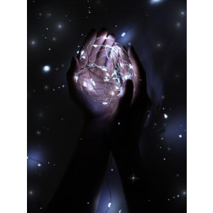 Гирлянда DC-G05-20WS2 20LED 2xCR2032 (в компл.) бел. (уп.2шт) ФАZА 5048010