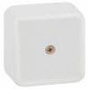 Распаячная коробка BS-W-50-50-20 без клеммы 50х50х20мм белая IP40 Б0058701