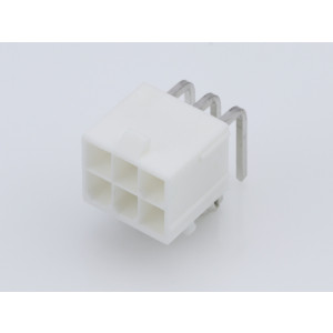 39300060, Разъем штыревой двухрядный угловой на плату