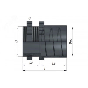 Муфта вводная пластиковая МВпнг-15 zeta40711