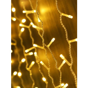 Гирлянда "Занавес" LDCL720-WW-E 720 тепл. Бел. светодиодов 2.4х2м 24 нитей соединяемый до 8шт для помещений 4690601045294