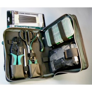 1PK-940KN, Набор инструментов ProsKit 1PK-940KN для работы с оптоволоконными кабелями.