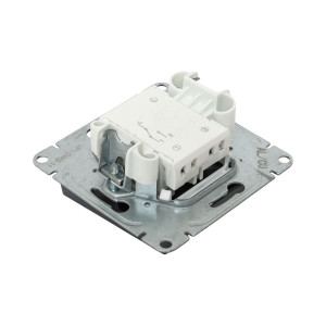 Механизм выключателя, одноклавишный, проходной, графит Эпика EKF UP1-SWG-11