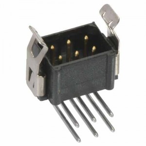 M80-8661822, Проводные клеммы и зажимы 9+9 POS DIL MALE R/A LATCHED TIN/LD