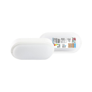 Светодиодный светильник LED ДПП 3801 8Вт 6500К IP65 белый овал 155*78*57 мм Народный SQ0329-0812