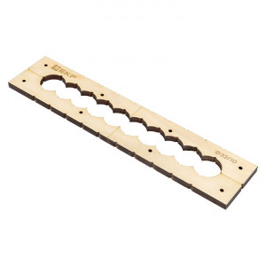 Шаблон для групповых отверстий c 10 отв. диам. 32 мм EKF Expert sh-d32-10