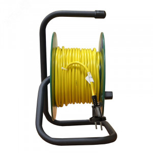 Удлинитель ТМ Союз силовой на катушке с 4  гнезда 3500 Вт 20м 481S-3302