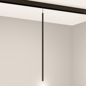 Светильник MAG-ORIENT-SPOT-HANG-L600-R12-2W Warm3000 (BK, 20 deg, 48V) 044502, Светильник для магнитных треков MAG-Orient. Мощность 2 Вт, св. поток 90 лм, 45лм/Вт, 3000 K, CRI>80, угол 20°,  Черный цилиндрический корпус из металл, степень защиты IP20. Размер: длина 600 мм, диаметр 12 мм. Длина кабеля 1000мм, подвес нерегулируемый.