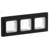 Изображение товара FLITE Рамка 3-местная IP55 Рпро-3-55-ФлЧ черный IEK FI-M30-32-55-K02