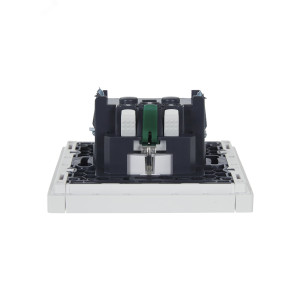 Розетка СП FORTE&PIANO FP213 16А с заземл. защ. шторки безвинт. крепл. бел. IEK FP-R14-16-1-K01