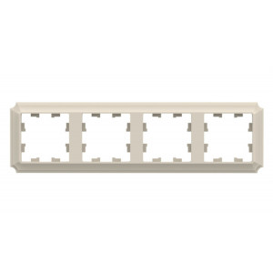 ATLASDESIGN ANTIQUE 4-постовая РАМКА, универсальная, БЕЖЕВЫЙ (15шт) C3(+) ATN100204