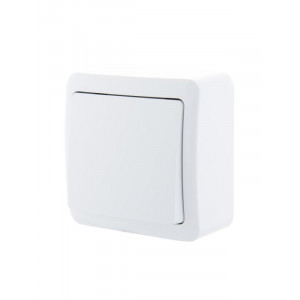 Выключатель 1-кл. 1п ОП Viola 10А IP20 бел. 751-0200-100