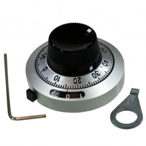 H-46-6A, Верньер с цифровой шкалой на 20 оборотов, диаметр 46мм
