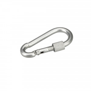 Карабин SP-HOOK-FIX-60 (SL) 030849, Карабин стальной с винтовым фиксатором для монтажа светильников серии SP-DRAGON. Материал - металл.  Максимальная нагрузка 6 кг.