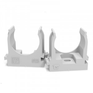 Держатель для труб (клипса) d25мм для монтажного пистолета в п/э сер. PR13.0121