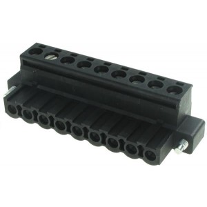 1805136, Съемные клеммные колодки 9 Pos 5.08mm pitch Plug 24-12 AWG Screw