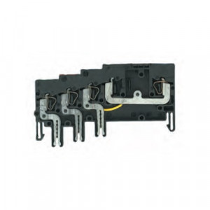 Клемма для датчиков WKF 1.5 KOE, Клемма для подключения датчиков, тип фиксации провода: пружинный, номинальное сечение: 1,5 мм кв., 10A, 65V, ширина: 5 мм, цвет: черный, тип монтажа: на поддон для клем KOI