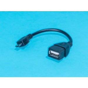 18-1182, Кабель-переходник USB, micro USB -  тип А, вилка-гнездо, OTG