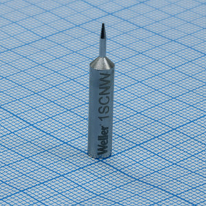 XNT 1SCNW soldering tip 0.3X0.1 chromed, Жало для паяльника WXP65/WP65/WTP90, тонкий клин 0,4х0,15мм, L=27мм с покрытием