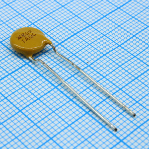 TRF250-180-2, Самовосстанавливающийся предохранитель PTC 0.18A(hold) 0.65A(trip) 250VAC 100VDC 0.9W 2s 0.8Ohm Radial 9 X 3.8mm Bag