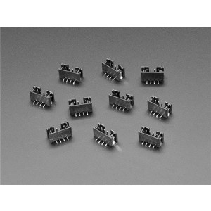 4390, Принадлежности Adafruit  JST PH 4-pin Vertical Connector (10-pack) - STEMMA