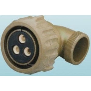 GTCL08F-40-62S(025)-LC, Круговой мил / технические характеристики соединителя 60P Sz 40 Crimp R/A Cable Mount Plug