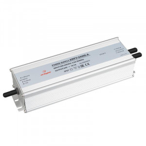 Блок питания ARPV-24400-A (24V, 16.7A, 400W) 026456(1), Источник напряжения с гальванической развязкой для светодиодных изделий. Входное напряжение 200-240 VAC. Выходные параметры: 24 В, 16,7 А, 400 Вт. Встроенный PFC >0,5. Герметичный алюминиевый корпус IP 67. Рабочая температура -30…+50C?. Габаритные размеры