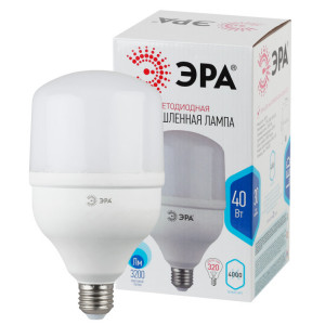 Лампа светодиодная ЭРА STD LED POWER T120-40W-4000-E27 E27 / Е27 40 Вт колокол нейтральный белый свет(кр.1шт) [Б0027005]