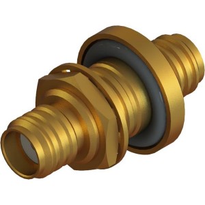 2991-6002, РЧ адаптеры - внутрисерийные SMA F to F Bulkhead Hermetic Adapter