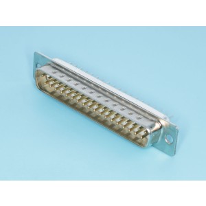 DBB-37M, Разъем 37 контактов, вилка на плату, вертикальный