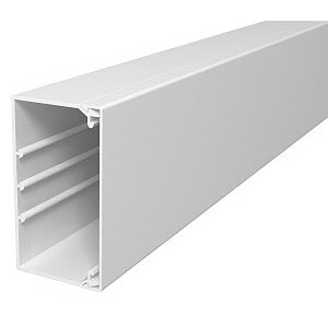 Кабельный канал WDK 60x110x2000 мм (ПВХ,белый) WDK60110RW 6191215