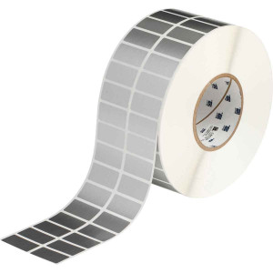 brd148788, THT-6-8591-10-SL этикетки, материал B-8591, полиэстер, серебристый, размер 38.1х19.05мм, 10 000 шт. в рул.