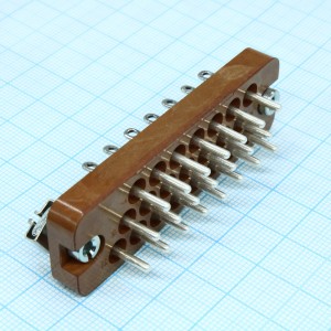 РП10-22 З вилка, Соединитель  низкочастотный, прямоугольный, внутреннего монтажа