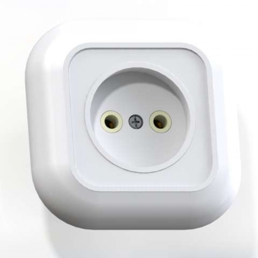 Изображение товара Розетка силовая Валентина РС10-153 IP20 10А 220В белая