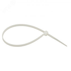 Хомут кабельный 3.6х180 нейл. бел. (уп.100шт) plc-c-3.6x180