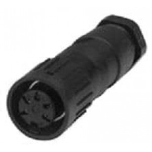 T3325-502, DIN Connectors FEMALE CABLE CONNECTOR 4 WAY
