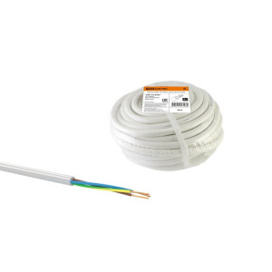 Провод ПВС 3х6 ГОСТ, белый SQ0118-1004