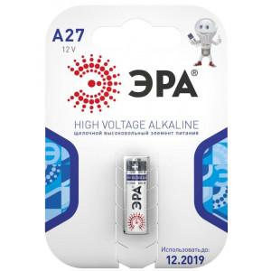 Батарейки A27-1BL SUPER Alkaline (40/160/19200) C0038442