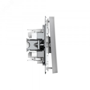 ARTGALLERY 1-клавишный ПЕРЕКЛЮЧАТЕЛЬ, 10АХ, механизм, быстрозажимные клеммы, АЛЮМИНИЙ GAL000361S