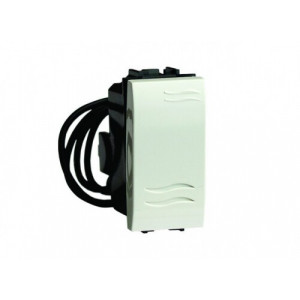 Выключатель с подсветкой, черный, 1мод. 77001NL