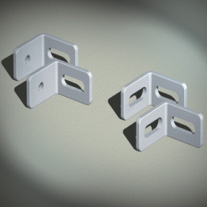 Углы крепёжные, вырез - вырез, 1 упак - 10 шт.(кр.1упак)